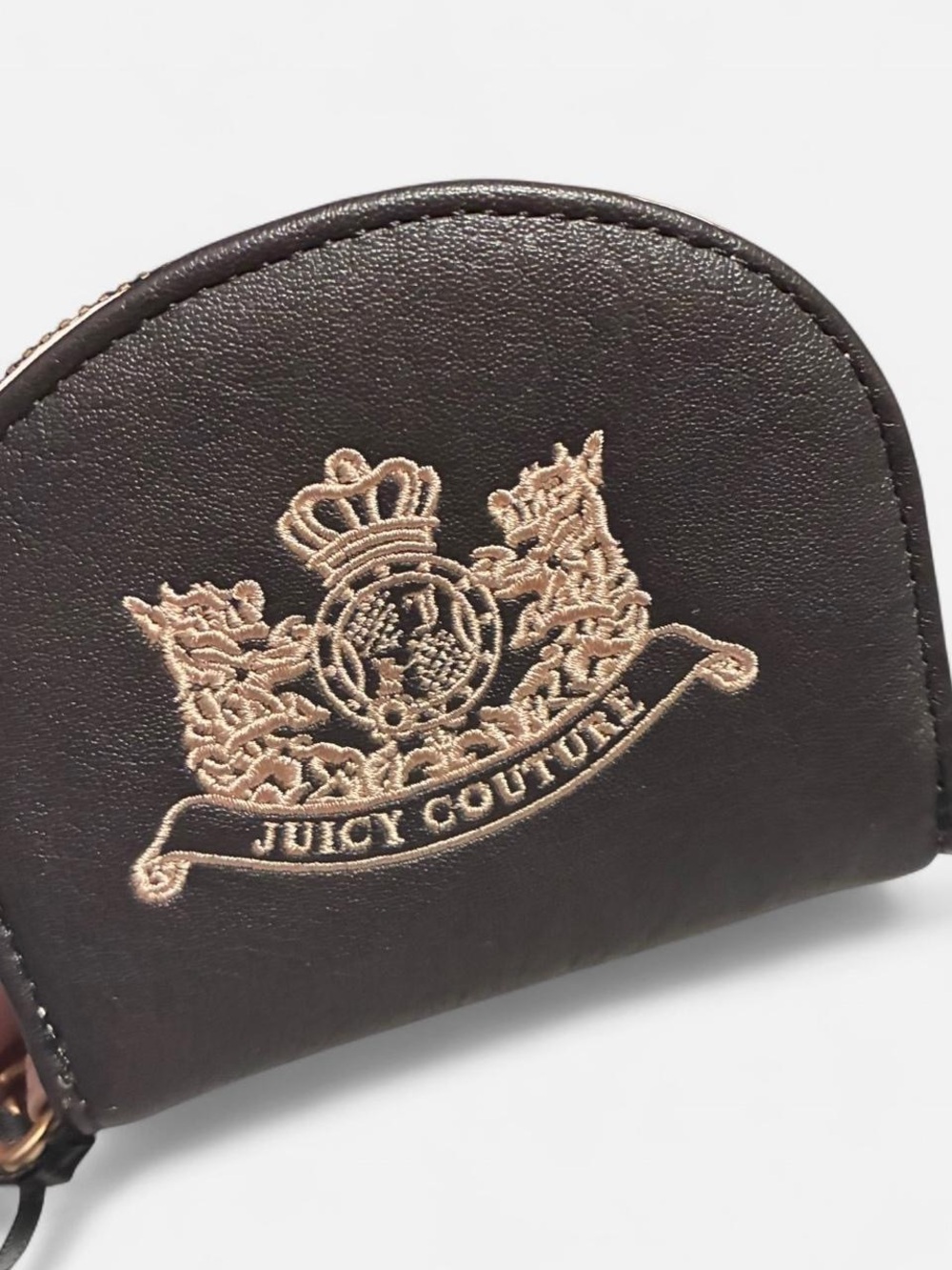 Juicy Couture Dark Brown Leather Wallet